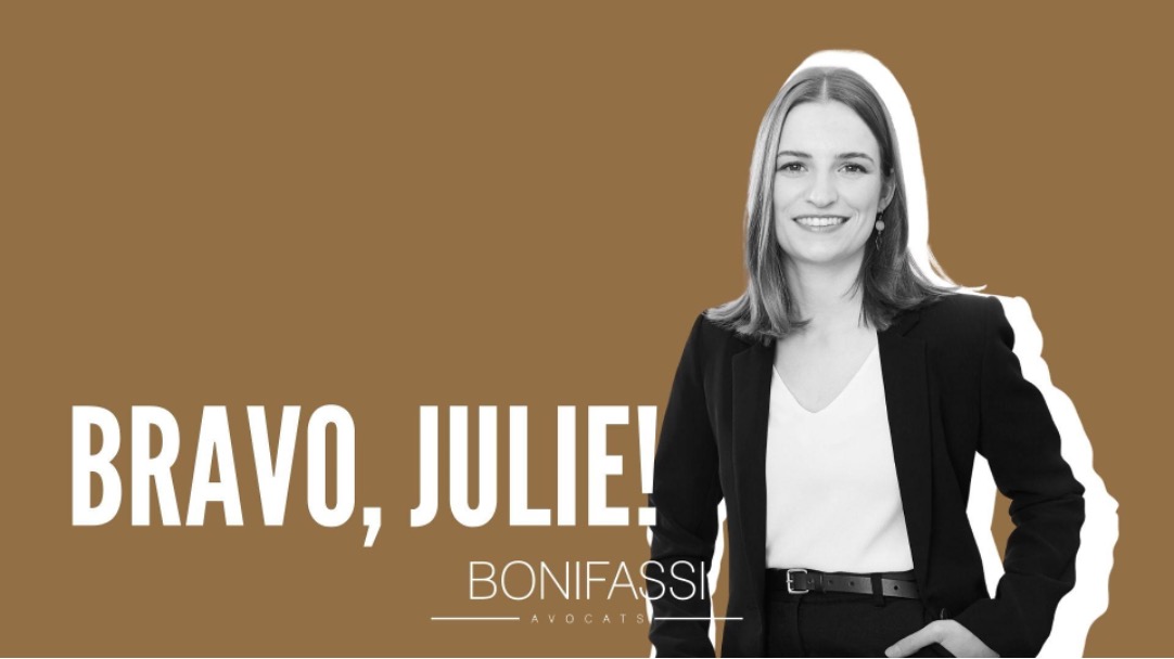 Julie Bastien Admitted to the French bar